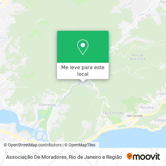 Associação De Moradores mapa