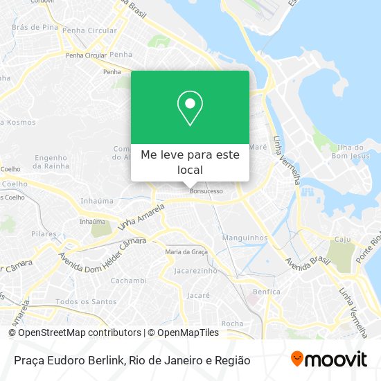 Praça Eudoro Berlink mapa