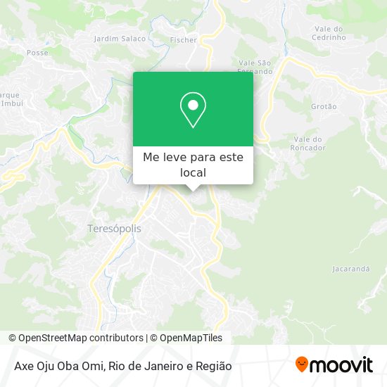 Axe Oju Oba Omi mapa