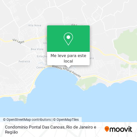 Condomínio Pontal Das Canoas mapa