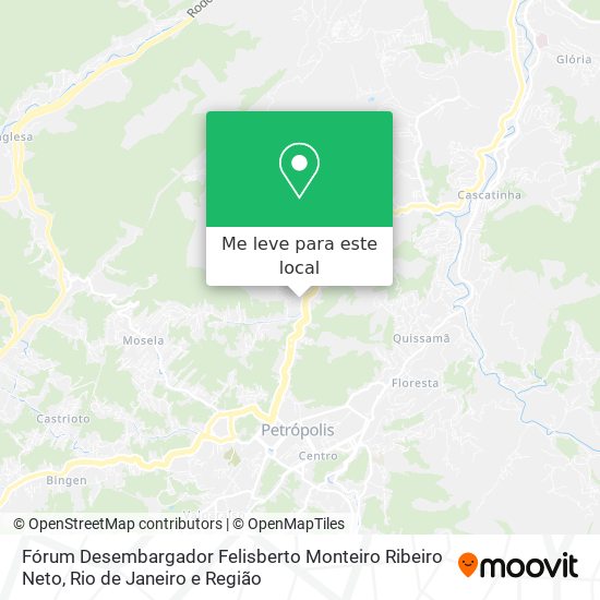 Fórum Desembargador Felisberto Monteiro Ribeiro Neto mapa