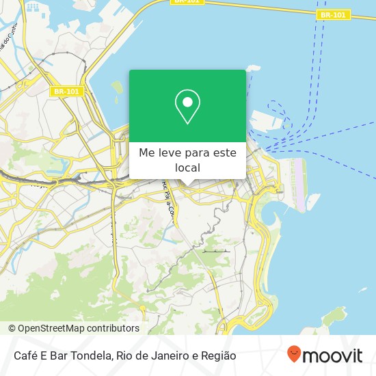 Café E Bar Tondela mapa