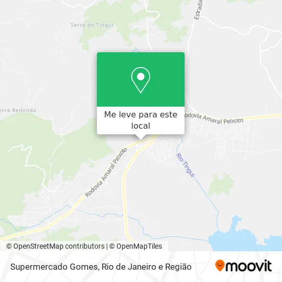 Supermercado Gomes mapa