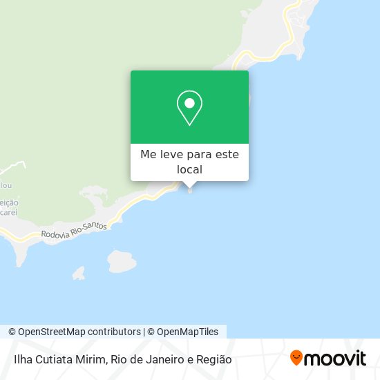 Ilha Cutiata Mirim mapa