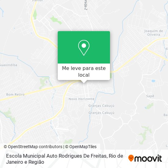 Escola Municipal Auto Rodrigues De Freitas mapa