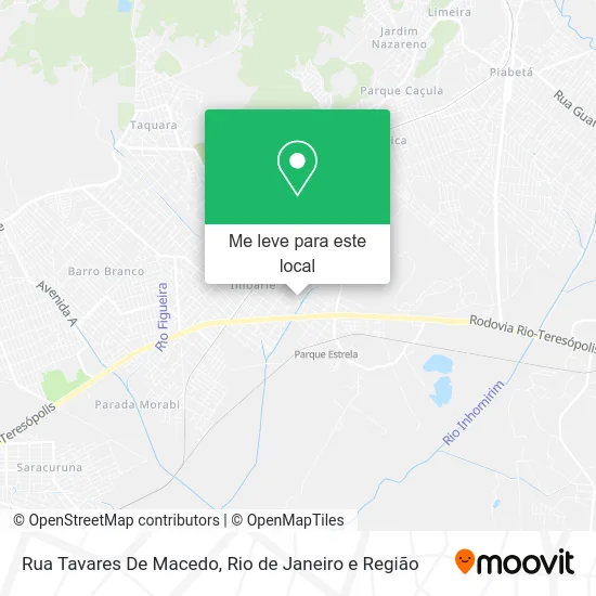 Rua Tavares De Macedo mapa