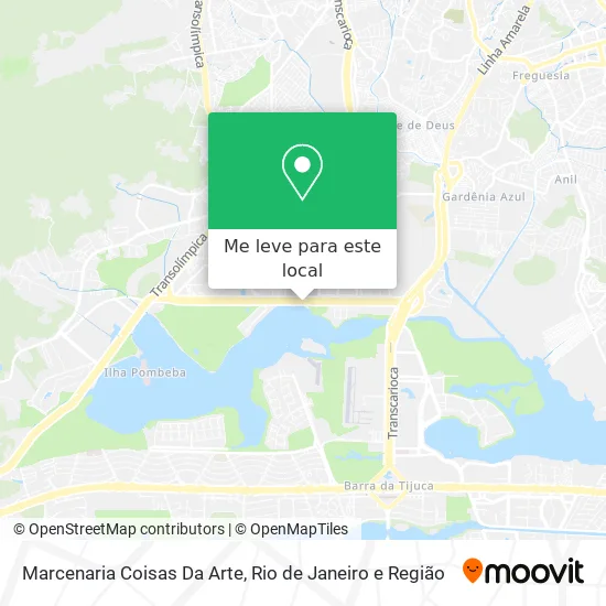 Marcenaria Coisas Da Arte mapa