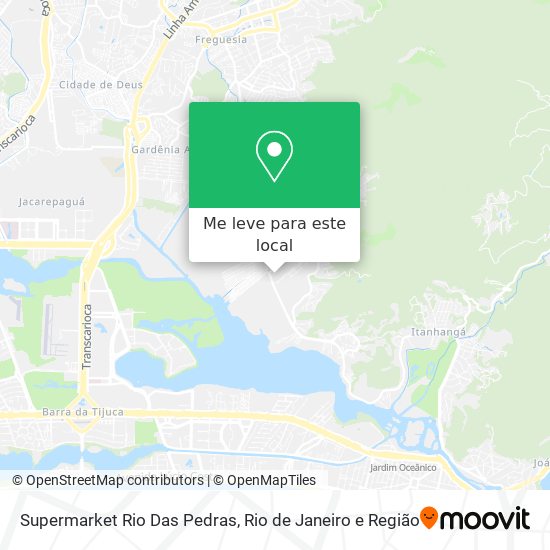 Supermarket Rio Das Pedras mapa