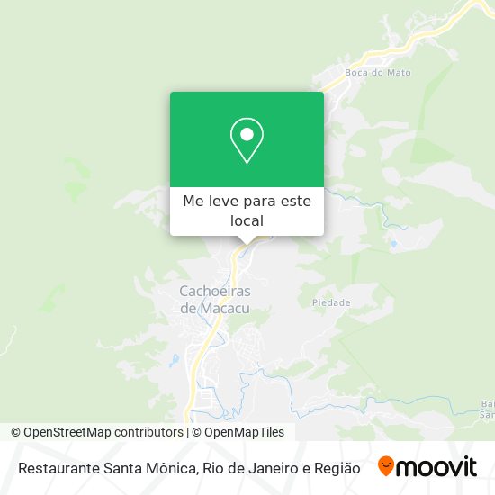 Restaurante Santa Mônica mapa