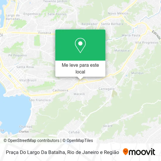 Praça Do Largo Da Batalha mapa