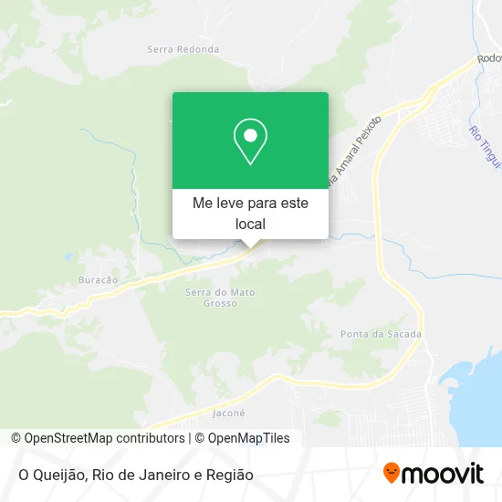 O Queijão mapa