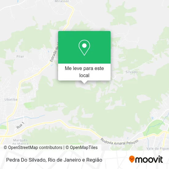 Pedra Do Silvado mapa