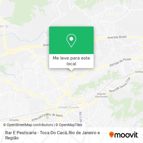 Bar E Pesticaria - Toca Do Cacá mapa