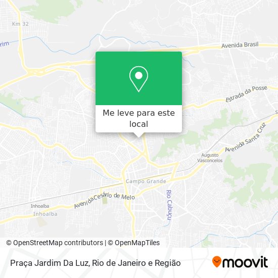 Praça Jardim Da Luz mapa