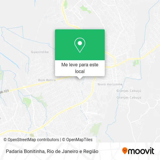 Padaria Bonitinha mapa
