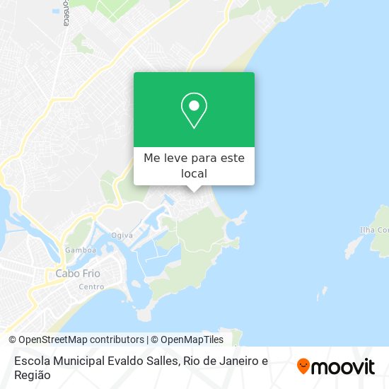 Escola Municipal Evaldo Salles mapa