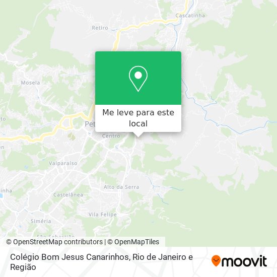 Colégio Bom Jesus Canarinhos mapa