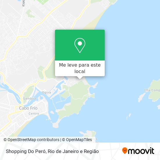 Shopping Do Peró mapa
