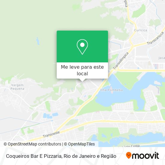 Coqueiros Bar E Pizzaria mapa