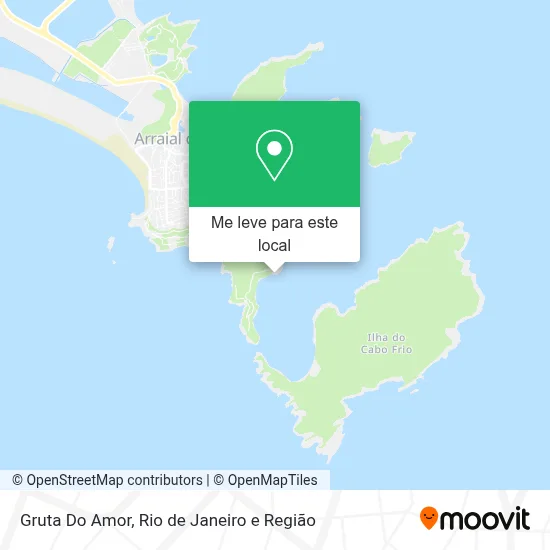 Gruta Do Amor mapa
