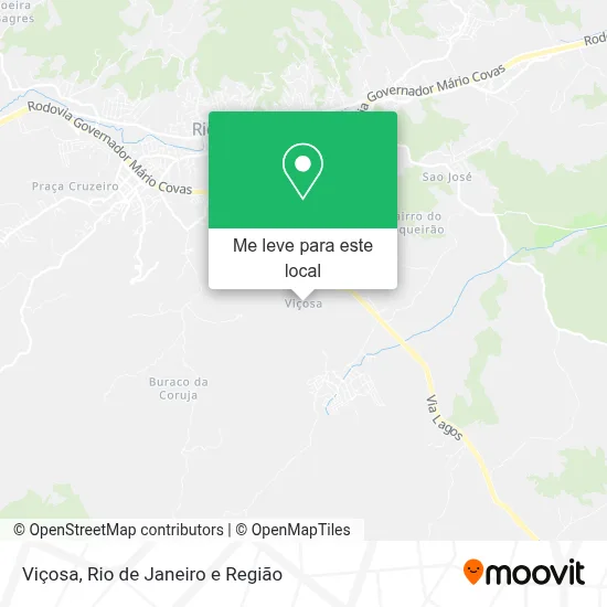 Viçosa mapa