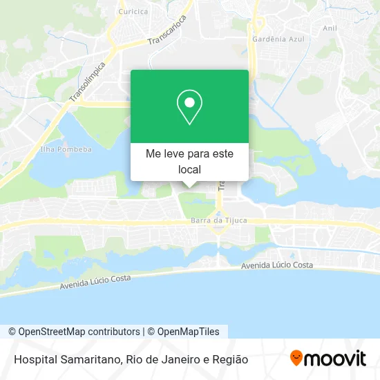 Hospital Samaritano mapa