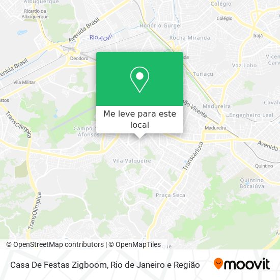 Casa De Festas Zigboom mapa