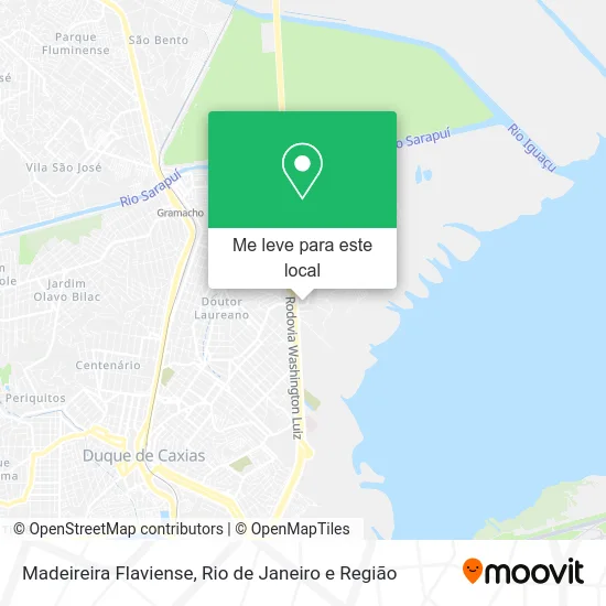 Madeireira Flaviense mapa