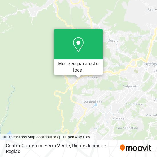 Centro Comercial Serra Verde mapa