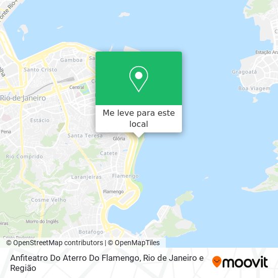 Anfiteatro Do Aterro Do Flamengo mapa