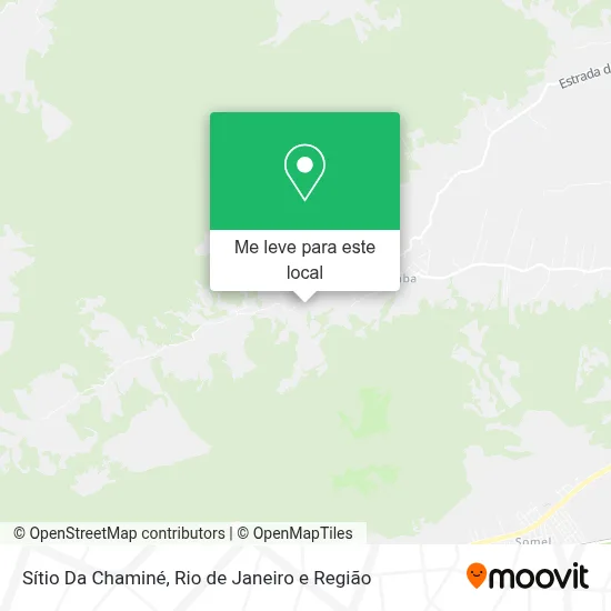 Sítio Da Chaminé mapa