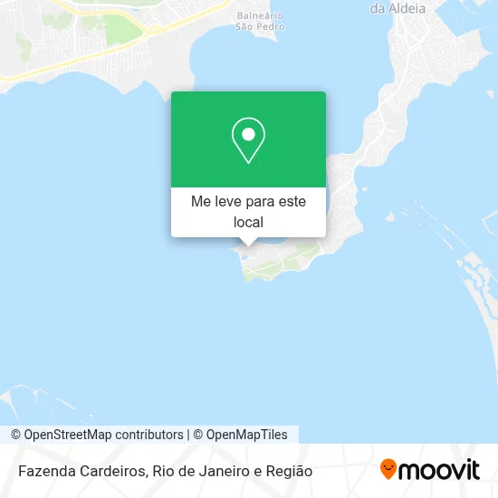 Fazenda Cardeiros mapa