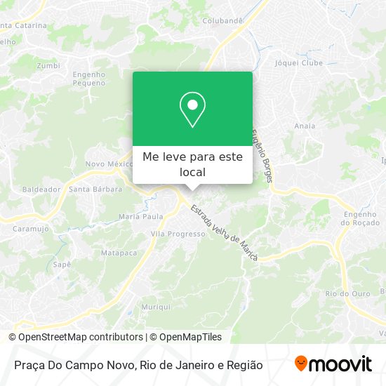 Praça Do Campo Novo mapa