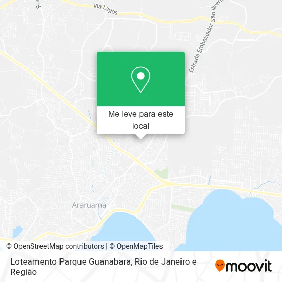 Loteamento Parque Guanabara mapa