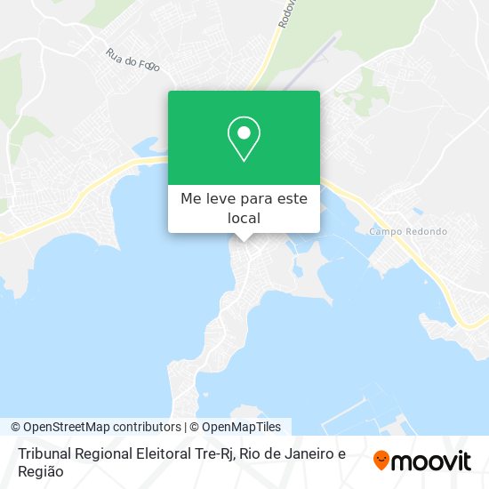 Tribunal Regional Eleitoral Tre-Rj mapa