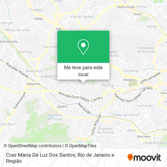 Cras Maria Da Luz Dos Santos mapa
