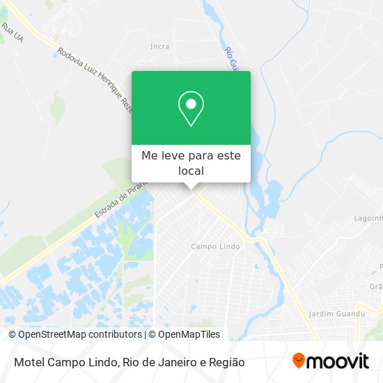 Motel Campo Lindo mapa