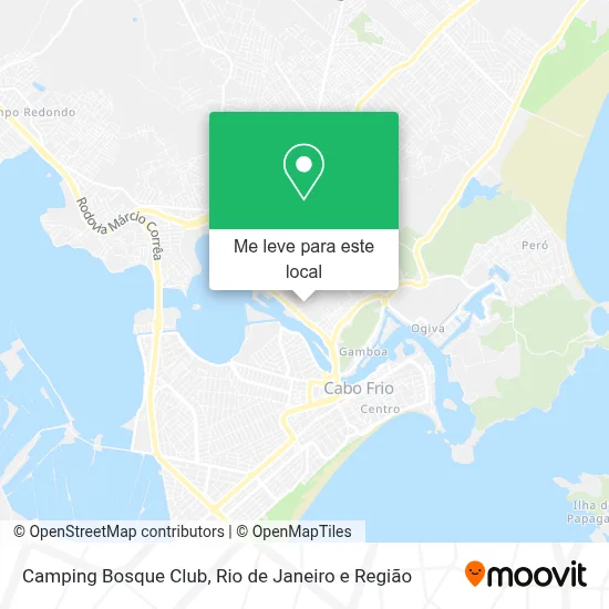 Camping Bosque Club mapa