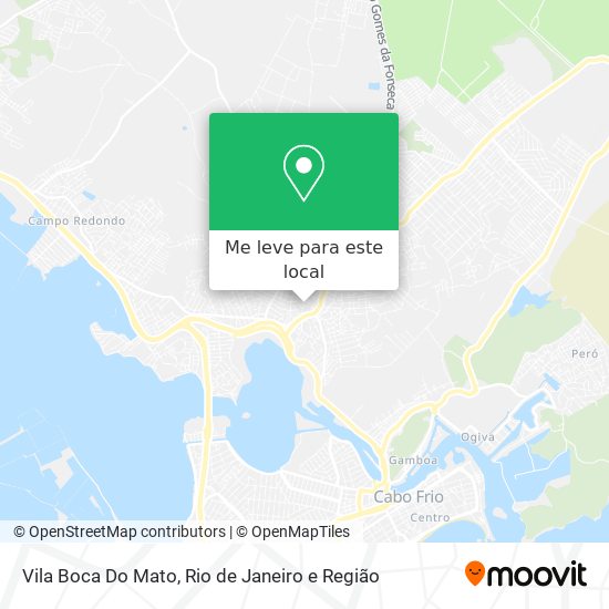 Vila Boca Do Mato mapa