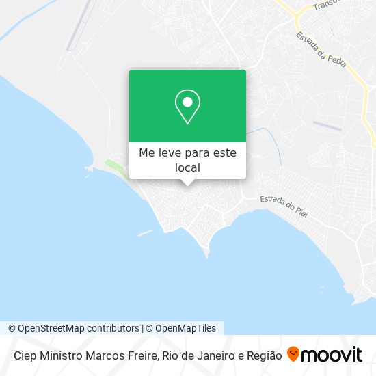 Ciep Ministro Marcos Freire mapa