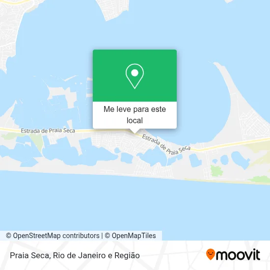 Praia Seca mapa