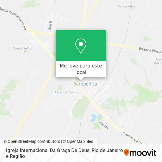 Igreja Internacional Da Graça De Deus mapa