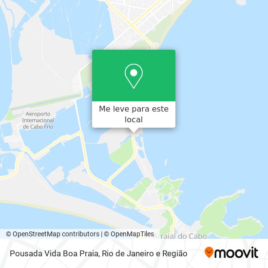 Pousada Vida Boa Praia mapa