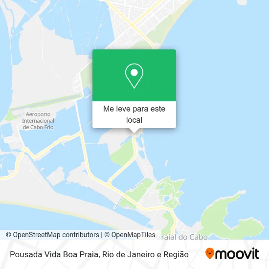 Pousada Vida Boa Praia mapa