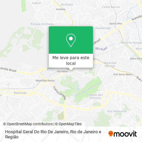 Hospital Geral Do Rio De Janeiro mapa