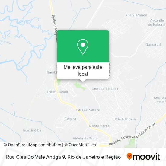 Rua Clea Do Vale Antiga 9 mapa