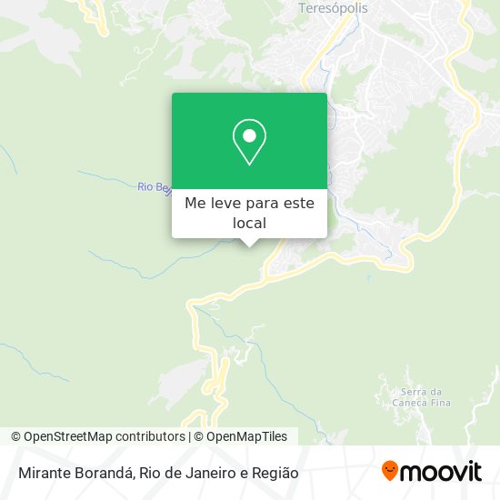 Mirante Borandá mapa