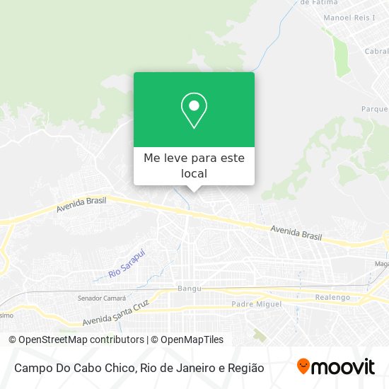 Campo Do Cabo Chico mapa