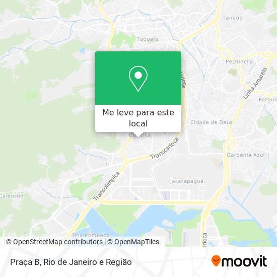 Praça B mapa