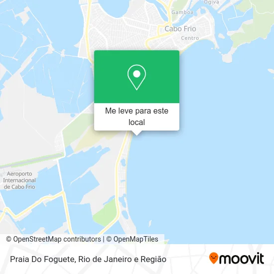 Praia Do Foguete mapa